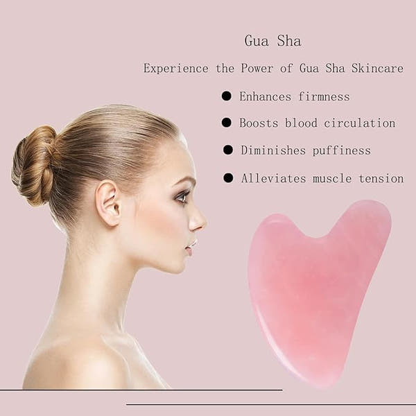 Natural Jade Gua Sha Facial Massager