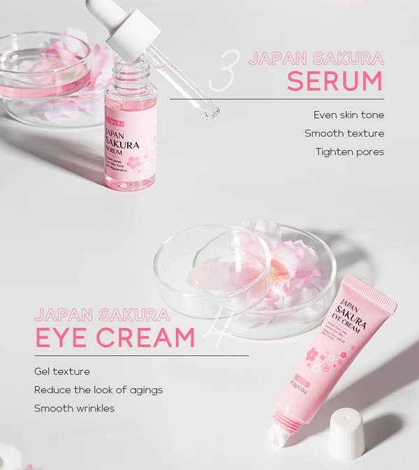 6 Pieces Super Gift Set - Sakura Cherry Blossom Skincare Set