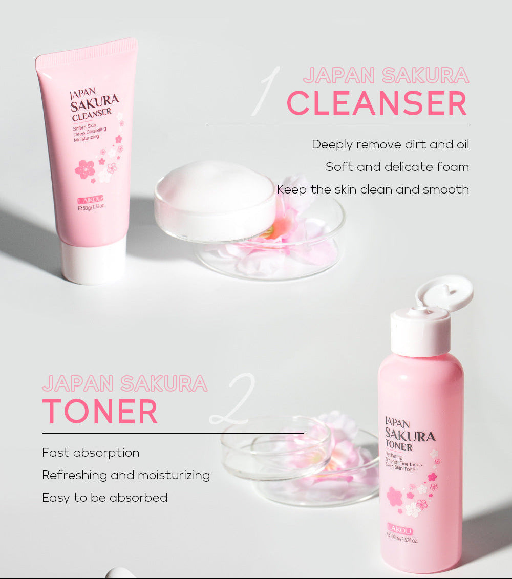 6 Pieces Super Gift Set - Sakura Cherry Blossom Skincare Set