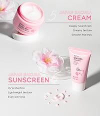 6 Pieces Super Gift Set - Sakura Cherry Blossom Skincare Set