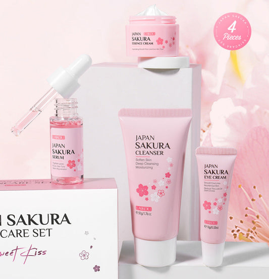 4 Pieces Gift Box - Sakura Cherry Blossom Skincare Set