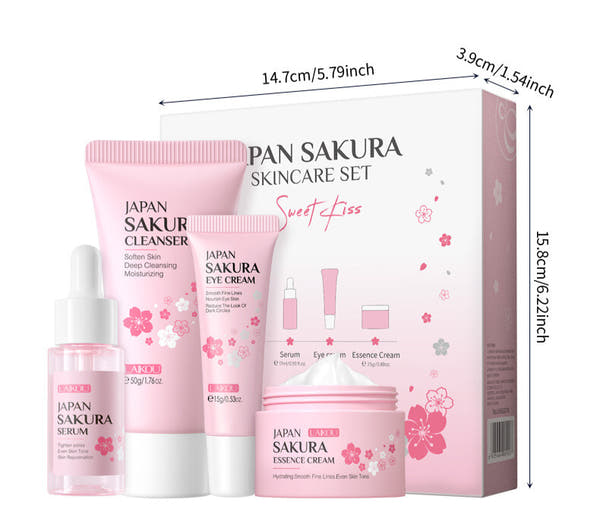 4 Pieces Gift Box - Sakura Cherry Blossom Skincare Set