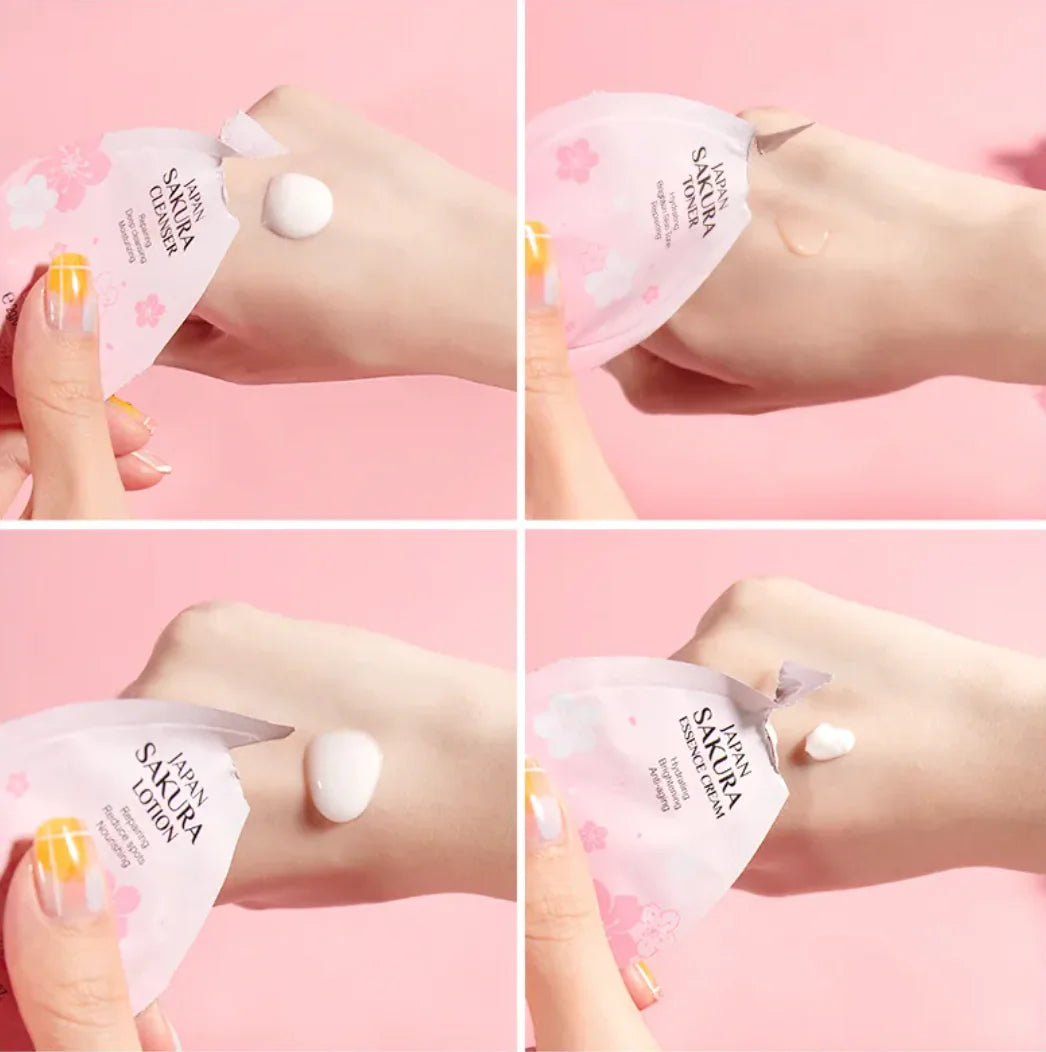 Sakura Mini Skincare Disposable Bags